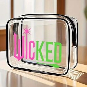Transparent 'Wicked' Cosmetic bag NEW